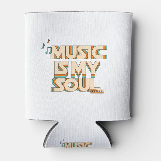 音楽は私の魂だ 缶クーラー (正面)