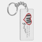 音楽は私の魂である キーホルダー (正面左)