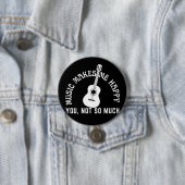 音楽は私を幸せにする あなたはそうでもない 缶バッジ (インサイチュ)