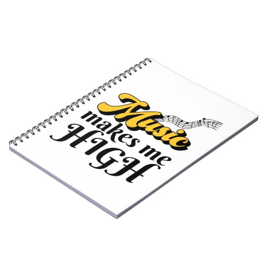 音楽は私を高くする ノートブック (左側)