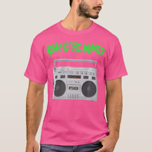 音楽は答えEdmテクノダンスヒップホップT Shi Tシャツ