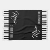 音楽は美しい キッチンタオル (横)