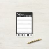 音楽は美しい ポストイット (デスク上)