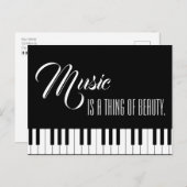 音楽は美しい ポストカード (正面/裏面)