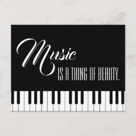 音楽は美しい ポストカード