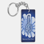 音楽は芸術である キーホルダー (正面左)