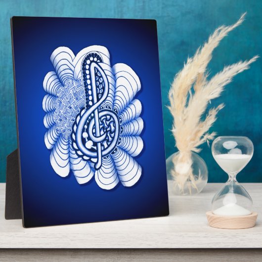 音楽は芸術である フォトプラーク (側面)