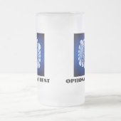 音楽は芸術である フロストグラスビールジョッキ (中央)