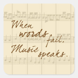 音楽は話します ラウンドシール