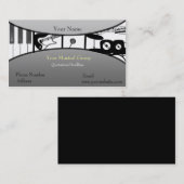 音楽は話します 名刺 (正面/裏面)