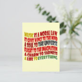 音楽は道徳律だ ポストカード (スタンド正面)