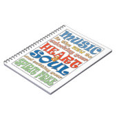 音楽は鍵 ノートブック (左側)