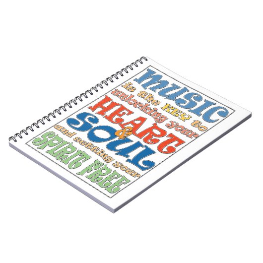 音楽は鍵 ノートブック (左側)