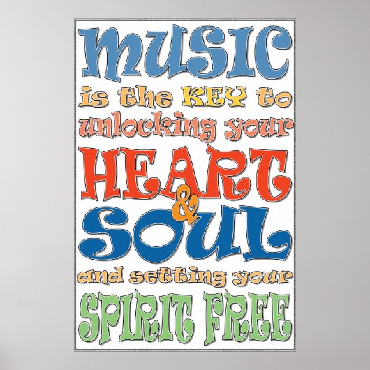 音楽は鍵 ポスター (正面)
