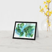 音楽は、それが何であれ、それを修正する カード (黄色い花)