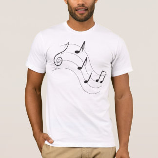 音楽はTシャツに注意します Tシャツ