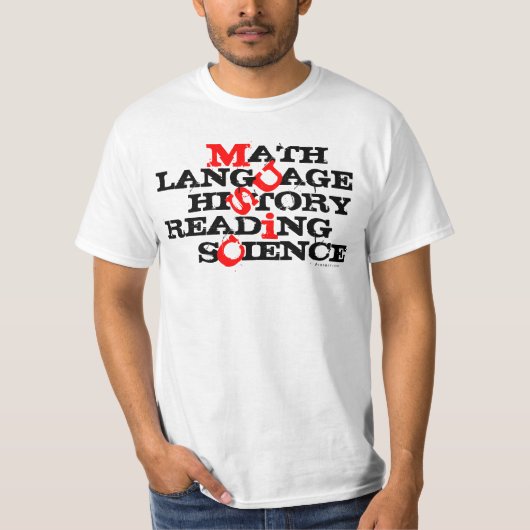 音楽はTシャツ1を教えます Tシャツ (正面)