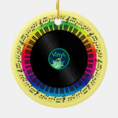 音楽への賛辞 セラミックオーナメント (裏面)