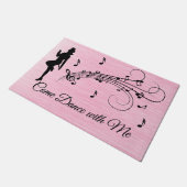 音楽への高い踊り ドアマット (アングル)