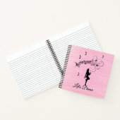 音楽への高い踊り ノートブック (内部)