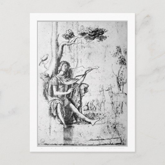 音楽へ ポストカード (正面)