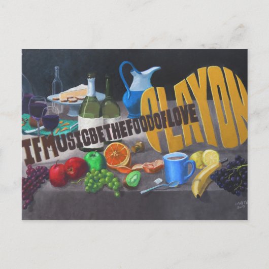 音楽もしは愛の糧である ポストカード (正面)