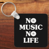 音楽も命も無い キーホルダー (正面)