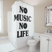 音楽も命も無い シャワーカーテン (インサイチュ)