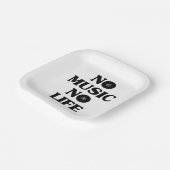 音楽も命も無い ペーパープレート (傾斜あり)