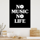 音楽も命も無い ポスター (キッチン)