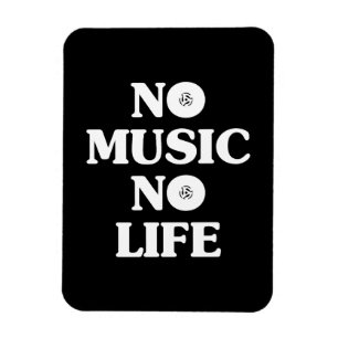 音楽も命も無い マグネット