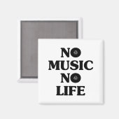 音楽も命も無い マグネット (正面/裏面)