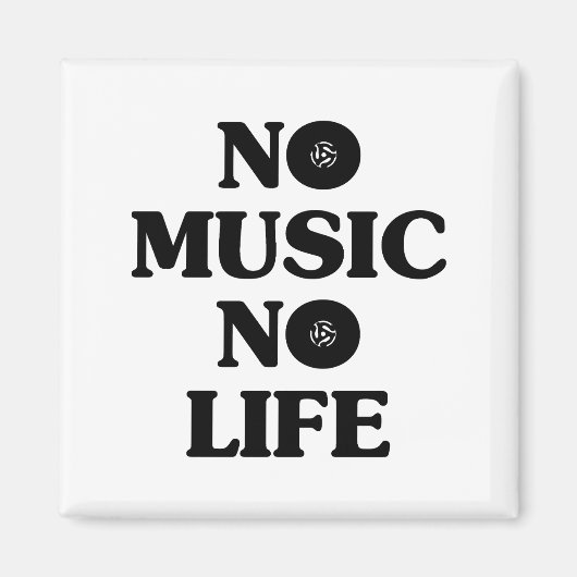 音楽も命も無い マグネット (正面)