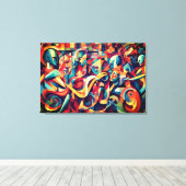 音楽や芸能の精神を伝える キャンバスプリント (インサイチュ (ウッドフロア))