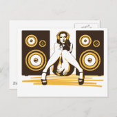 音楽をお願い ポストカード (正面/裏面)