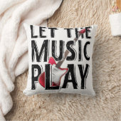 音楽をエレキ遊ターにする クッション (ブランケット)