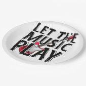 音楽をエレキ遊ターにする ペーパープレート (アングル)