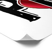 音楽をエレキ遊ターにする ポスター (角)