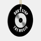 音楽をストップ聞くな セラミックオーナメント (右)