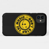 音楽をストップ聞くな Case-Mate iPhoneケース (裏面(横))