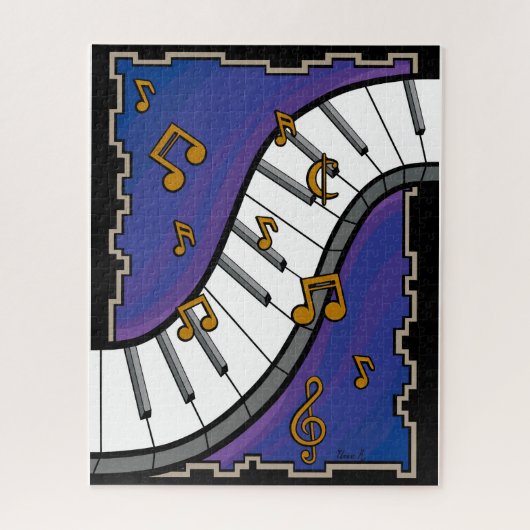 音楽をテーマにしたパズル ジグソーパズル (縦)