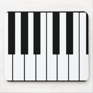 音楽をテーマにしたピアノ鍵 マウスパッド