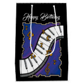 音楽をテーマにした抱き枕 ミディアムペーパーバッグ (裏面)