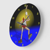 音楽をテーマにした時計 ラージ壁時計 (傾斜)