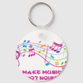 音楽をノイズではないファサムシカNAN BARULHO キーホルダー (正面)