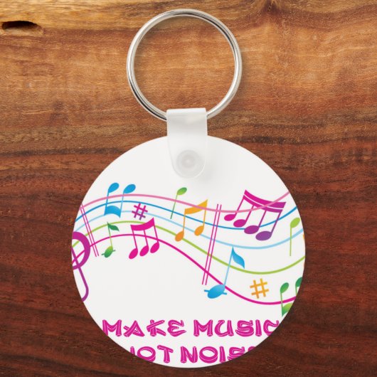 音楽をノイズではないファサムシカNAN BARULHO キーホルダー (正面)