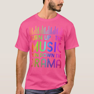 音楽を上げるドラマヘッドフォンSpを下げる Tシャツ