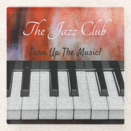 音楽を上げる ガラスコースター