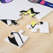 音楽を上げる ジグソーパズル (側面)