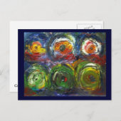 音楽を上げる ポストカード (正面/裏面)